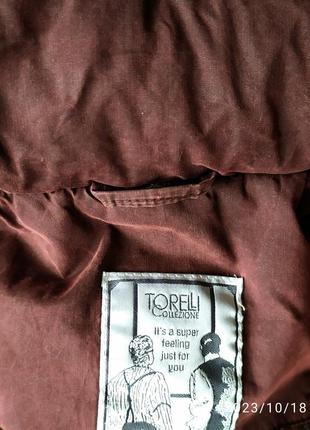 Винтажная мужская зимняя куртка бомбер от torelli (невесомая, р.xxl)7 фото