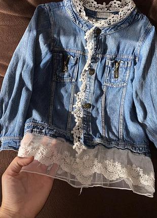 Красива джинсівка для дівчинки 3