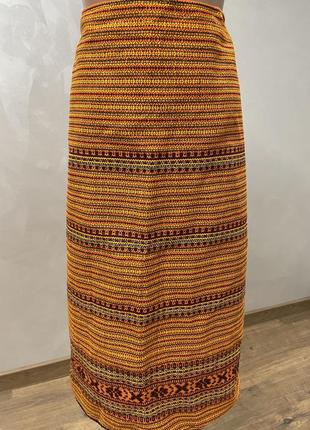 Стильная юбка женская плахта (запаска) ручной работы.1 фото