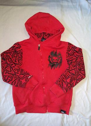 Теплая фирменная олимпийка на мальчика