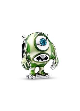 Серебряный шарм «майк вазовский» корпорация монстров пандора