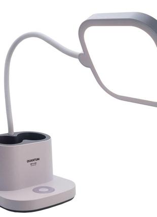 Настільна лампа quantum qm-tl1060 сенсорна verona / 4000mah led з power bank