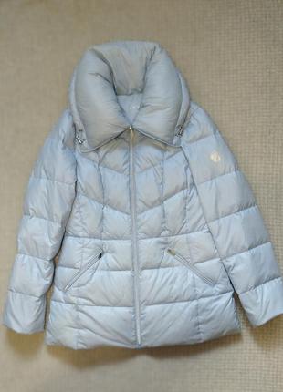 Куртка - пуховик небесного цвета dkny xs
