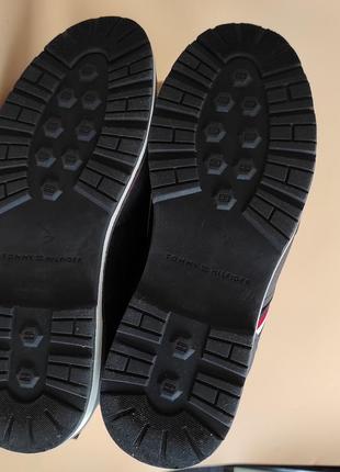 Ботинки  кожаные tommy hilfiger  р.41 длина стельки  26,8 см.5 фото