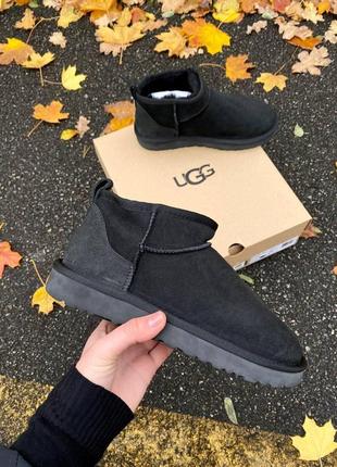 Женские ugg ultra mini black v3 / smb