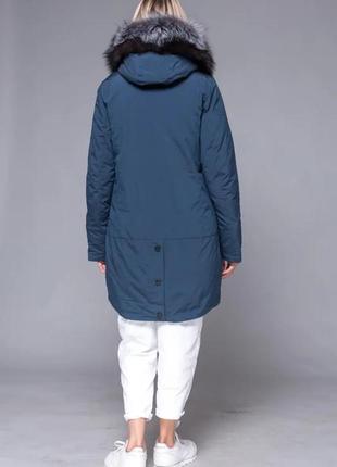Зимняя куртка-пальто на 50/52 разм.3 фото