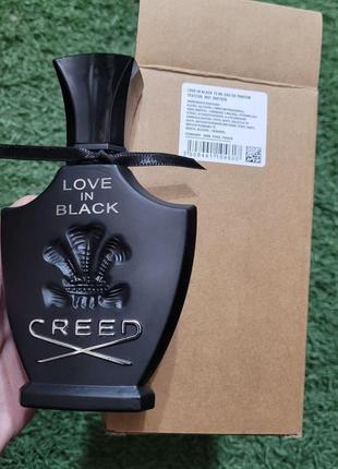 Creed love in black - парфумована вода 75 мл тестер2 фото
