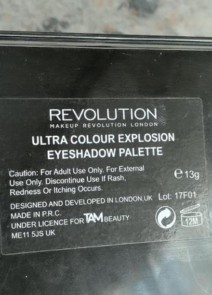 Revolution makeup revolution london

ultra colour explosion eyeshadow palette тіні яскраві  палетка4 фото