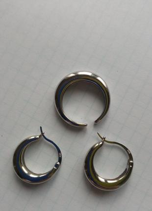 Серьги и кольцо в одном стиле.4 фото
