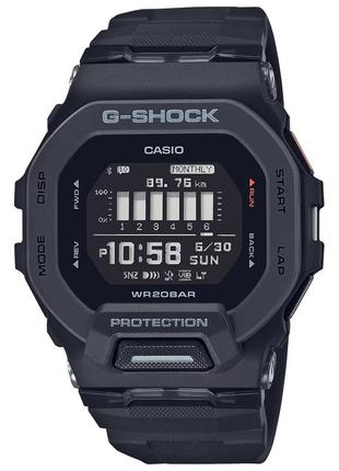 Наручные спортивные часы casio g-shock gbd-200-1 bluetooth