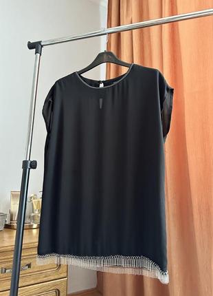 Блуза чорна м1 фото