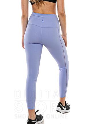 Nike yoga luxe leggings with stitch detail in lilac3 фото