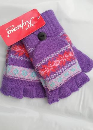 Перчатки без пальцев детские