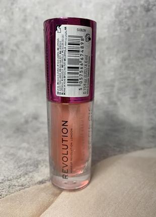 Увлажняющий блеск масло для губ glaze lip oil revolution оттенок glam pink2 фото