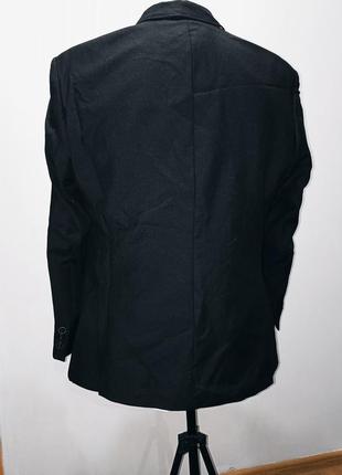 Roy robson піджак приталена модель чорний10 фото