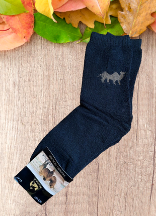 Шкарпетки чоловічі махрові теплі р.41-44 чорний сірий синій