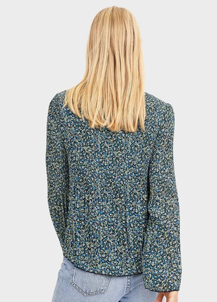 Блузка женская шифоновая в цветочный принт рубашка женская2 фото