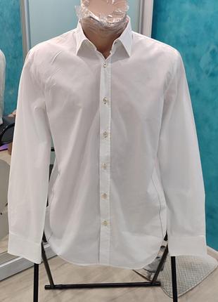 Рубашка котонова, slim fit, signum