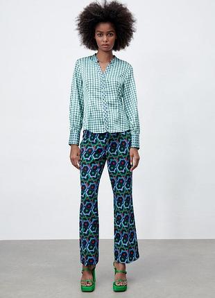 Сатинова сорочка блуза zara