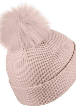 Шапка women's adidas originals w fur pom beanie (gd4761)2 фото