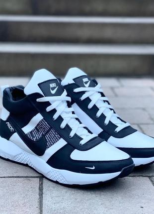 Зимние кроссовки найк натуральная кожа и мех ∆ кроссовки nike air 2701 фото