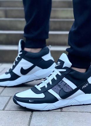 Зимние кроссовки найк натуральная кожа и мех ∆ кроссовки nike air 2703 фото