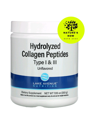 Пептиди колагену 1 і 3 типів 200 грамів — lake avenue nutrition1 фото
