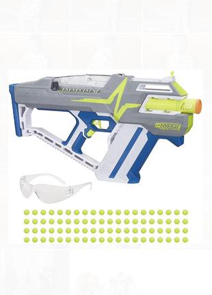 Бластер нерф гипер мач nerf hyper mach-100 fully motorized blaster hasbro