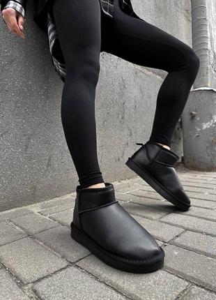 Ugg ultra mini black4 фото