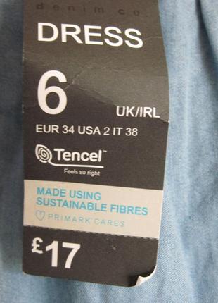 Новое летнее джинсовое платье "denim co" р. 40 3