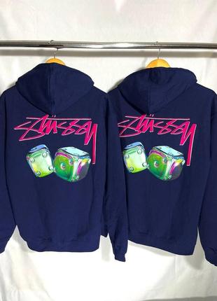 Zip худі stussy