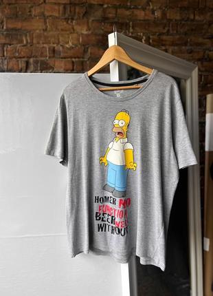 The simpsons men’s big cartoon print t-shirt футболка