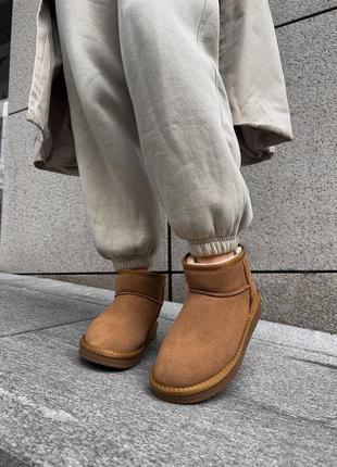 Ugg ultra mini camel1 фото