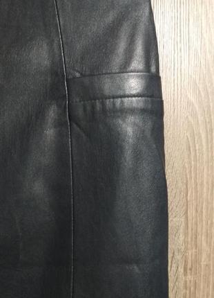 Шикарная  новая юбка карандаш  из эко кожи3 фото