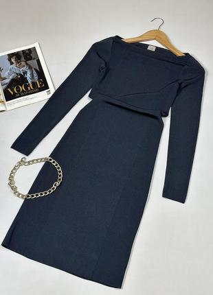 Сукня в рубчик