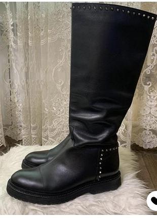 Шкіряні чоботи