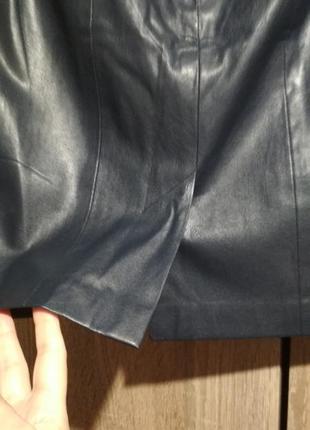 Шикарная  новая юбка карандаш  из эко кожи2 фото