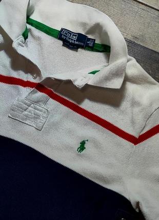 Мужская хлопковая боендовая футболка polo ralph louren в белом цвете размер l3 фото