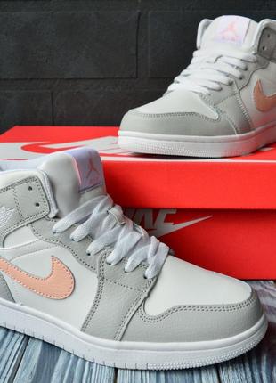 Женские кроссовки с мехом nike jordan #найк