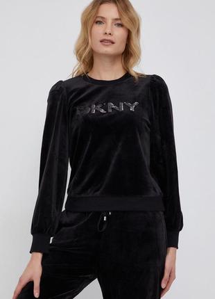 Бархатный свитшот вельветовая кофточка черный бархатный свитшот dkny бархатный витшот велюровой свитшот1 фото