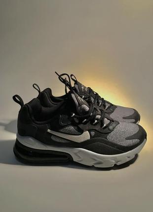 Кросівки nike air max 270 react grey/black1 фото