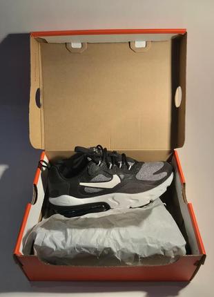 Кросівки nike air max 270 react grey/black8 фото