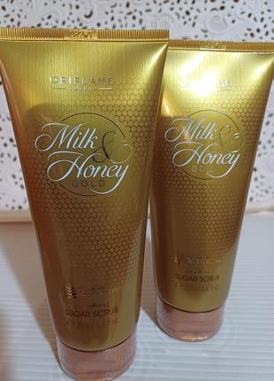 Цукровий скраб для тіла milk & honey gold оріфлейм код 31601