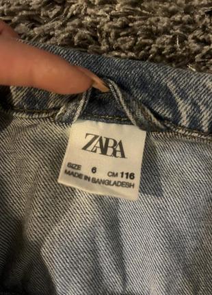 Джинсовая курточка zara унисекс3 фото