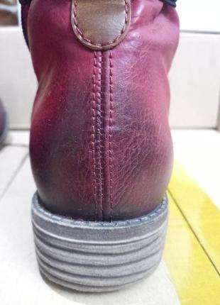Тёплые женские ботинки rieker (зима, лёгкие, эко кожа, германия) #r0196 фото
