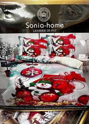 Новогоднее постельное белье sonia-home3 фото