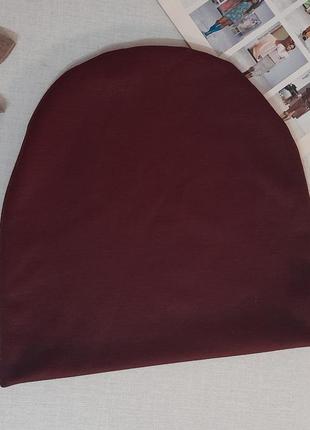 Новая красная коралловая шапочка бини, разные размеры и цвета5 фото