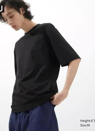 Футболка uniqlo u airsim з подовженим рукавом6 фото