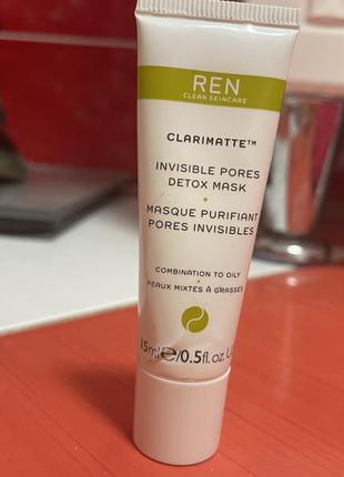 Маска для лица ren clarimatte invisible pores detox mask