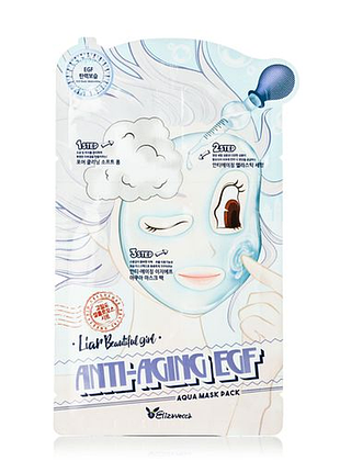 Elizavecca anti aging egf aqua mask pack трехступенчатая антивозрастная маска для лица